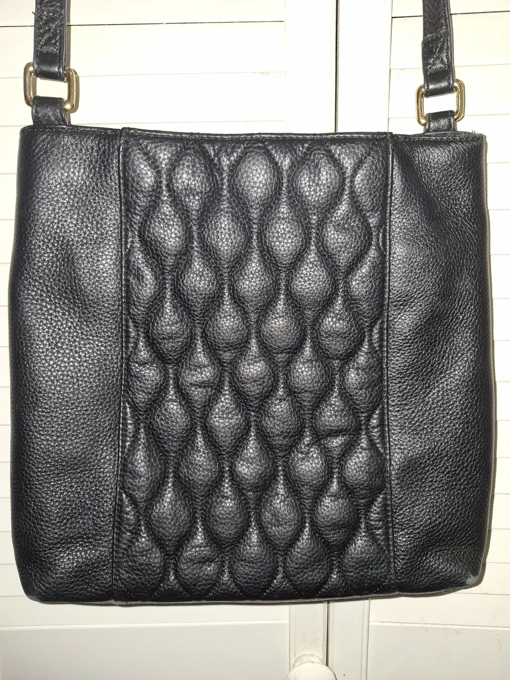 Vera Bradley Classic Black Quilted Crossbody Bag - Women's Shoulder Purse